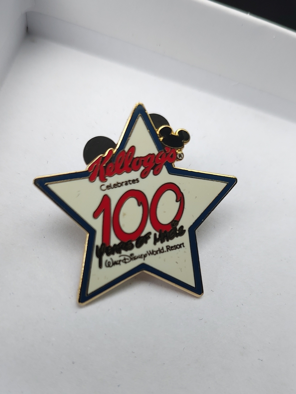 Disney Kellogg's Promotion 100 Years of Magic GWP Mickey Mouse Pin